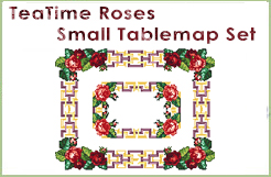 TeaTime Roses - Small Table Mat Set