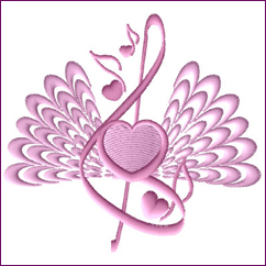 Treble Clef Heart