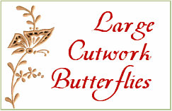 Cutwork Butterflies Large