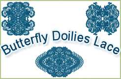 Laced Butterfly Doilies