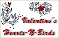 Valentines Hearts-N-Birds