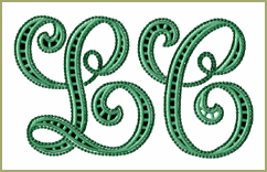 Lafayette Cutwork Font