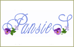 Pansies Alphabet