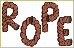 Rope Alphabet