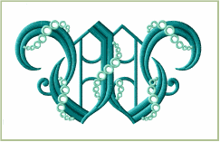 Seafoam Gothic Alphabet