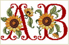 Sunflowers XS Alphabet