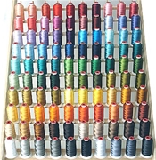 100-Cone Polyester Embroidery Threads Kit ThreaDelight