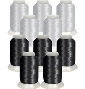 Bobbin 10 Threads Kit 5 Black & 5 White