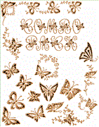 Cutwork Butterflies Combo