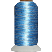 Variegated Embroidery Thread Cone Blues M105