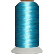 Variegated Embroidery Thread Cone Aquamarine M126