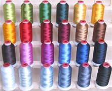 Winter 24-Cone Polyester Embroidery Threads Kit ThreaDelight