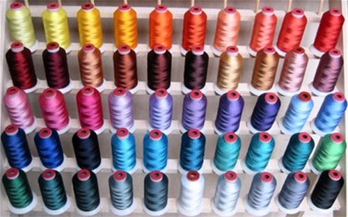 50 Vibrant Colors Polyester Embroidery Threads Kit ThreaDelight