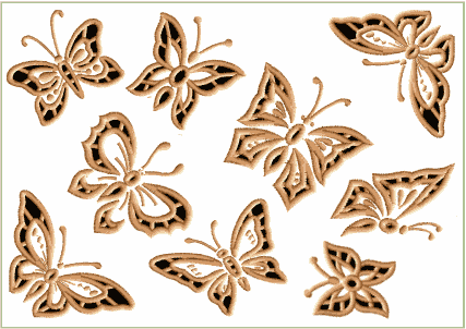 Cutwork Butterflies Small