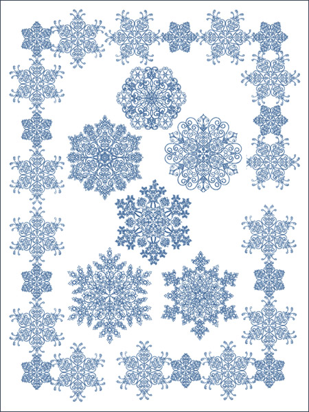 Crystal Snowflakes