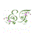 Elegant Floral Initials