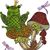 Frog Prince on the Mushroom