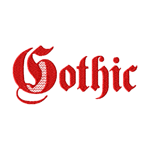 Gothic #2 Alphabet