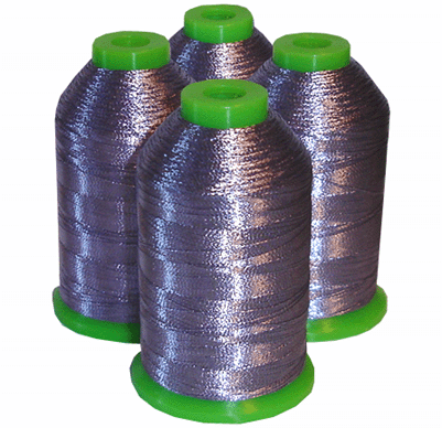 Metallic Embroidery 4-Cone Thread Kit - Lilac ThreaDelighT