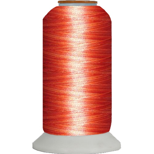 Variegated Embroidery Thread Cone Coral M101