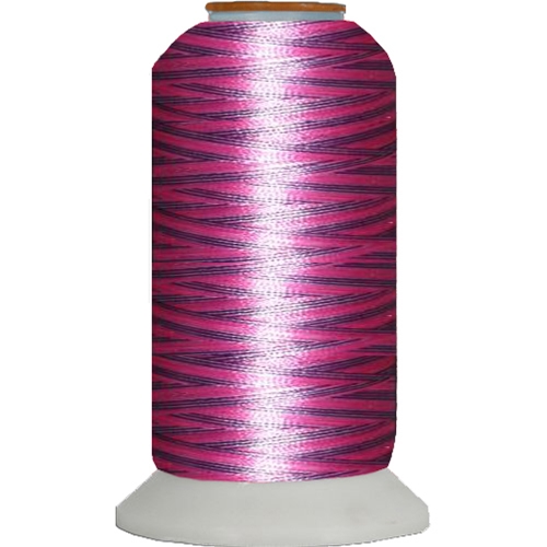 Variegated Embroidery Thread Cone Purple Plus M104