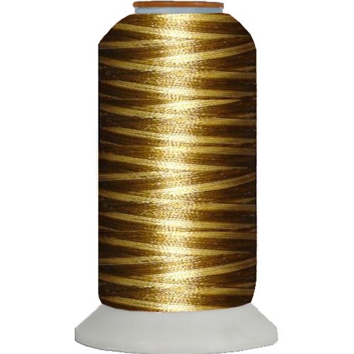 Variegated Embroidery Thread Cone Golden M110