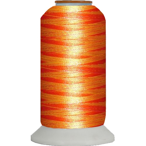 Variegated Embroidery Thread Cone Hot Blush M118