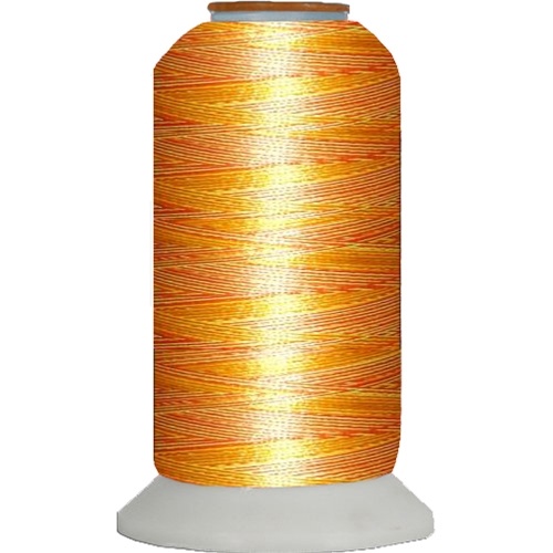 Variegated Embroidery Thread Cone Mango-Mango M119