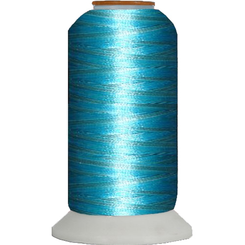 Variegated Embroidery Thread Cone Aquamarine M126