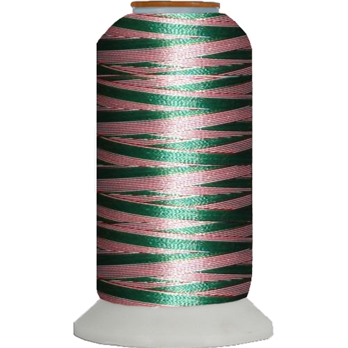 Variegated Embroidery Thread Cone Christmas Trio M136