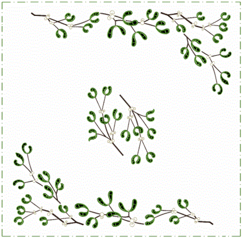 Mistletoe Cutwork