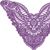 Neckline Lace Butterfly