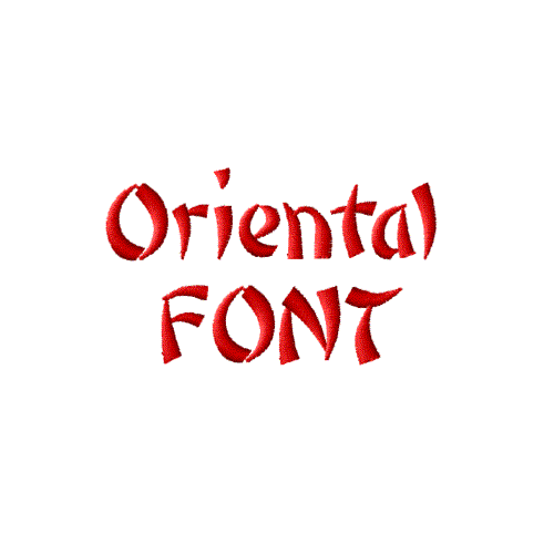 Oriental Font