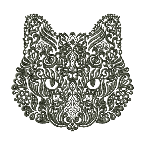 Ornamental Cat Face