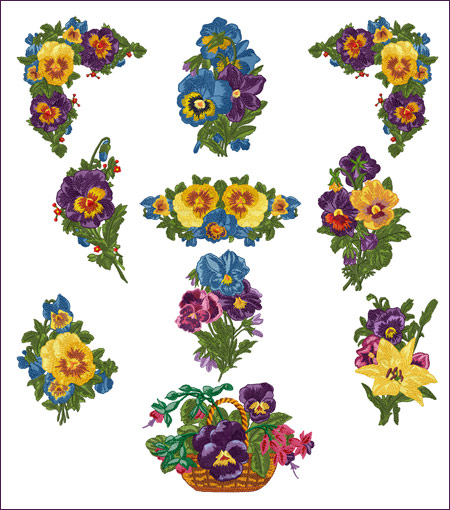 Romantic Pansies