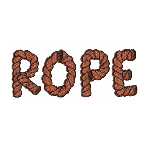 Rope Alphabet