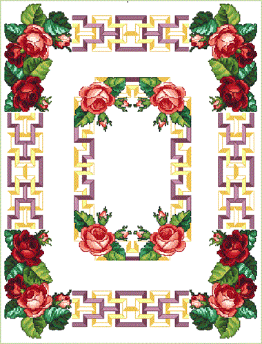 TeaTime Roses - Large Table Mat Set