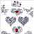 Valentines Hearts-N-Birds