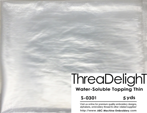 Water Soluble Film Topping Thin - 24" x 5 yards